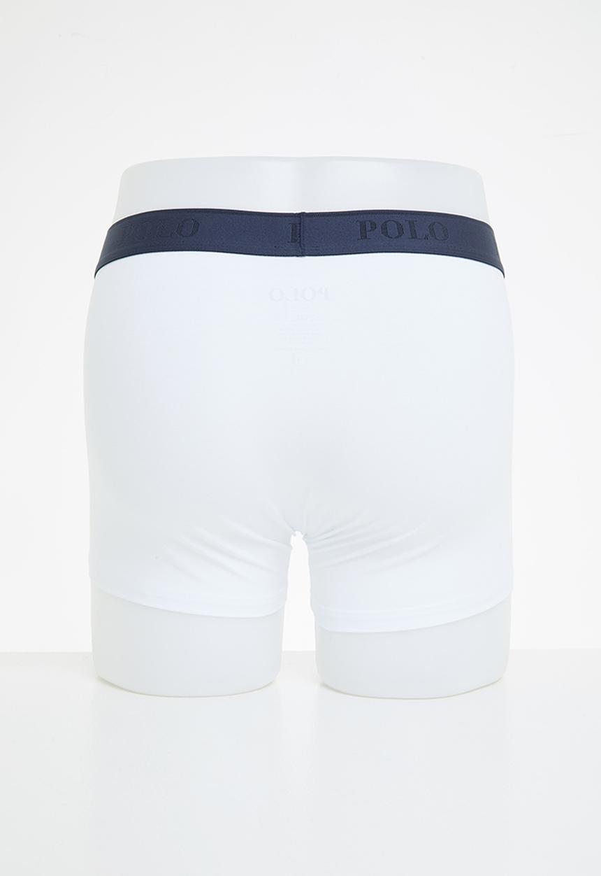 POLO - Men basic knit boxer 3 pack - white