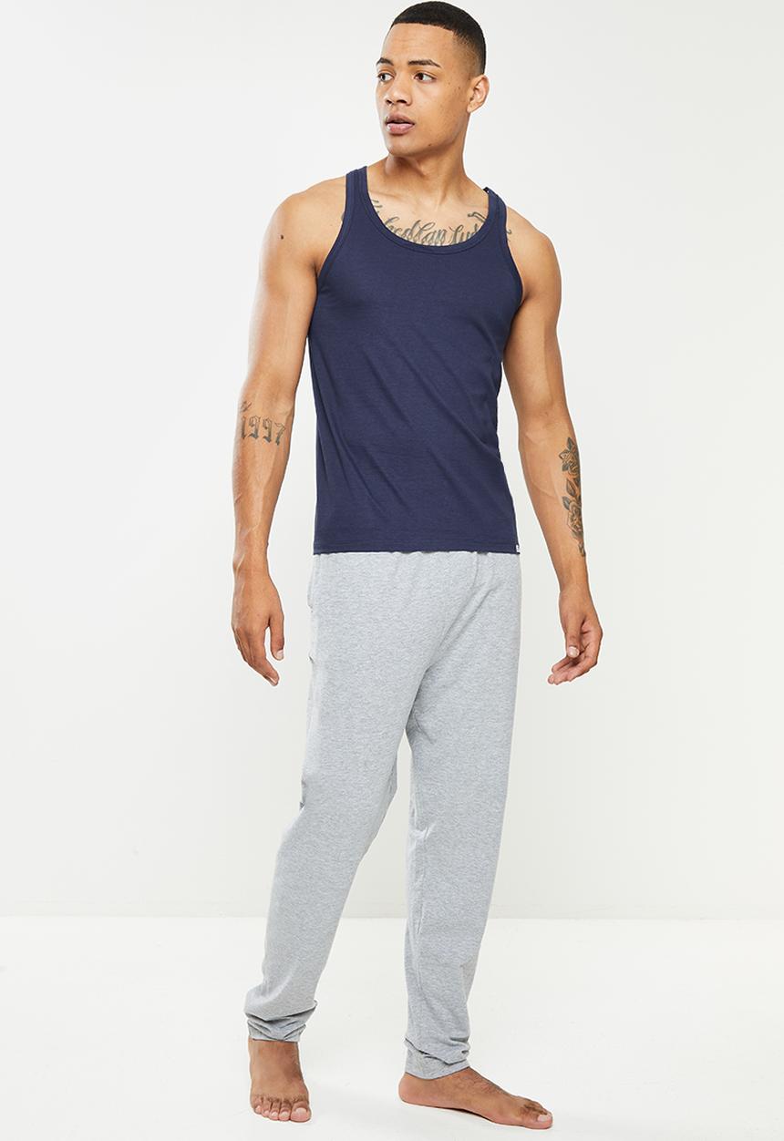 Diesel  - Umtk johnny tube vest 2-pack - black & navy