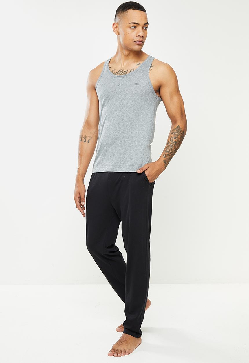 Diesel  - Umtk johnny tube vest 2-pack - black & grey