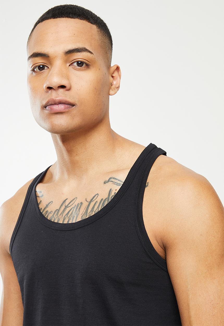 Diesel  - Umtk-johnny-tube vest 2 pack - black