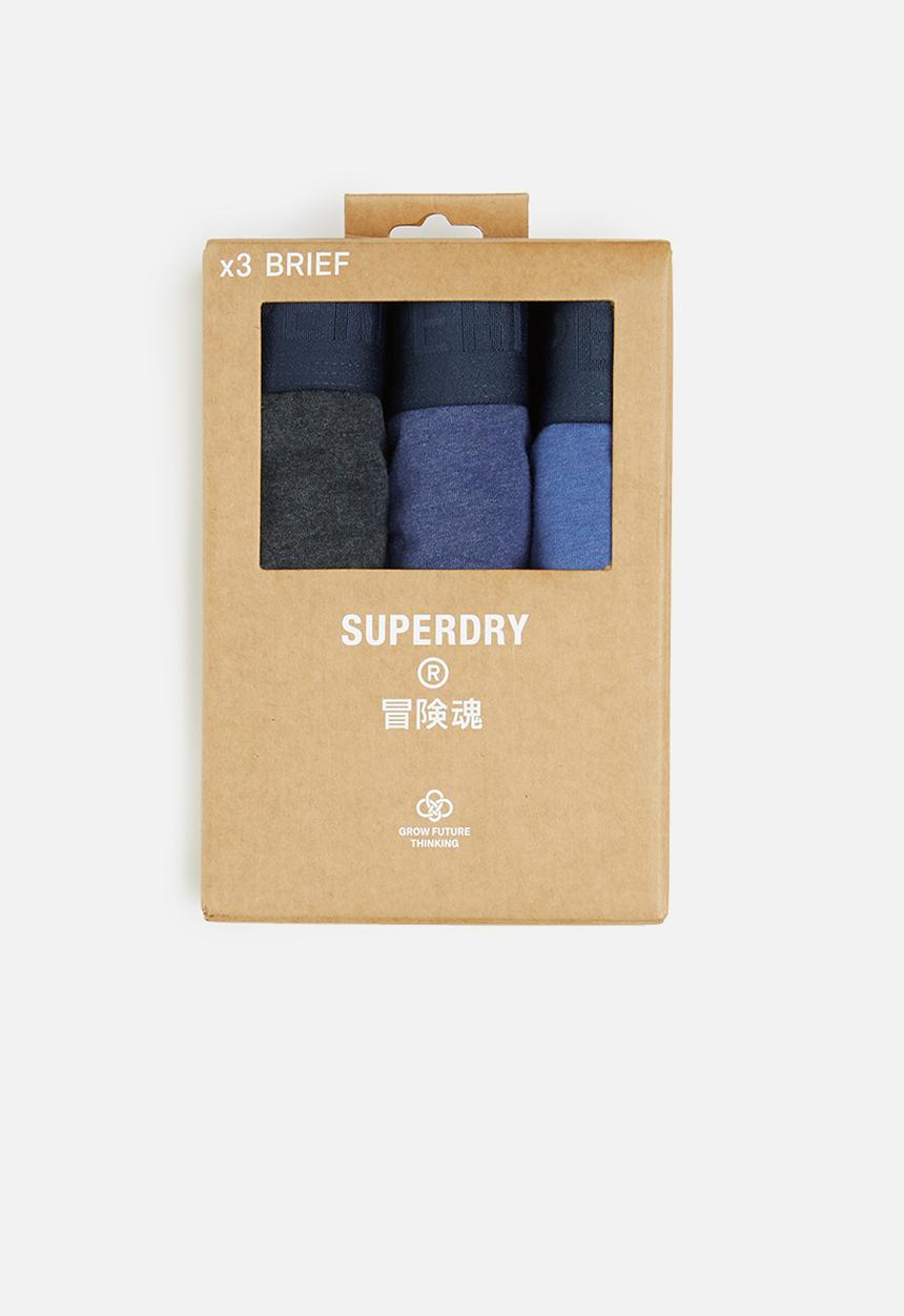 Superdry. -  Brief multi triple pack - multi