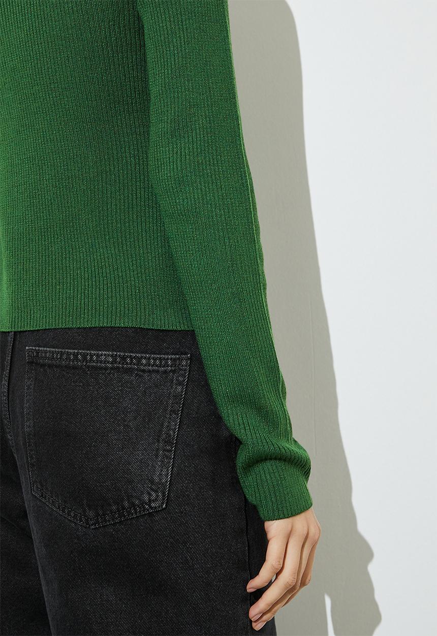 Superbalist - Crop turtle neck - new green