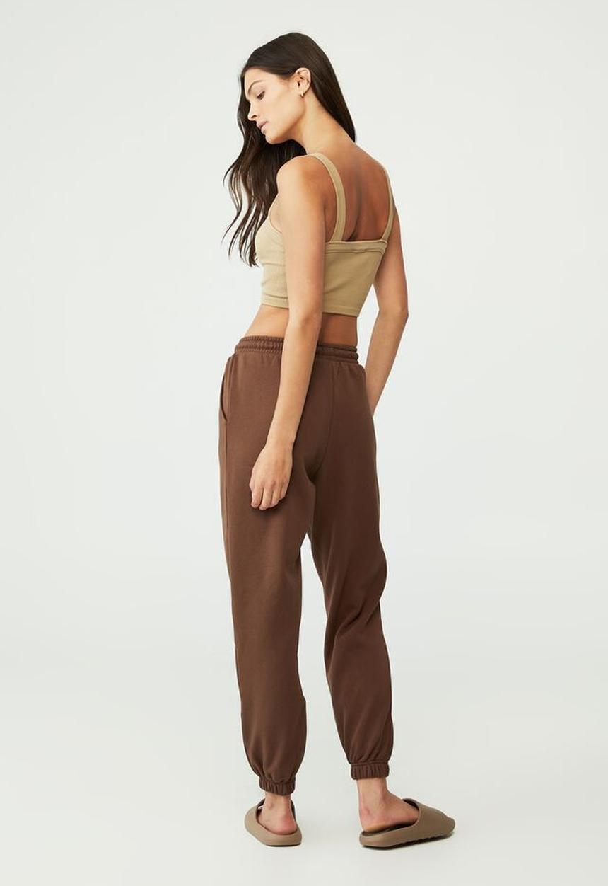 Cotton On - Classic trackpant - brown