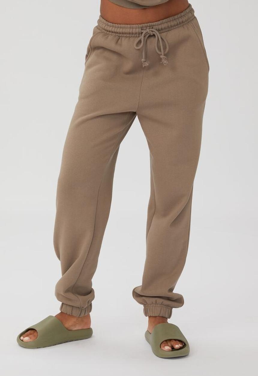 Cotton On - Classic trackpant - rich taupe