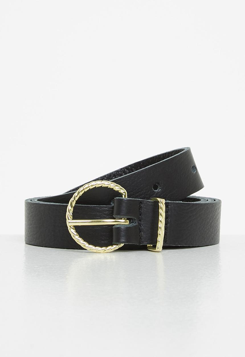 Superbalist - Jessica leather belt - black