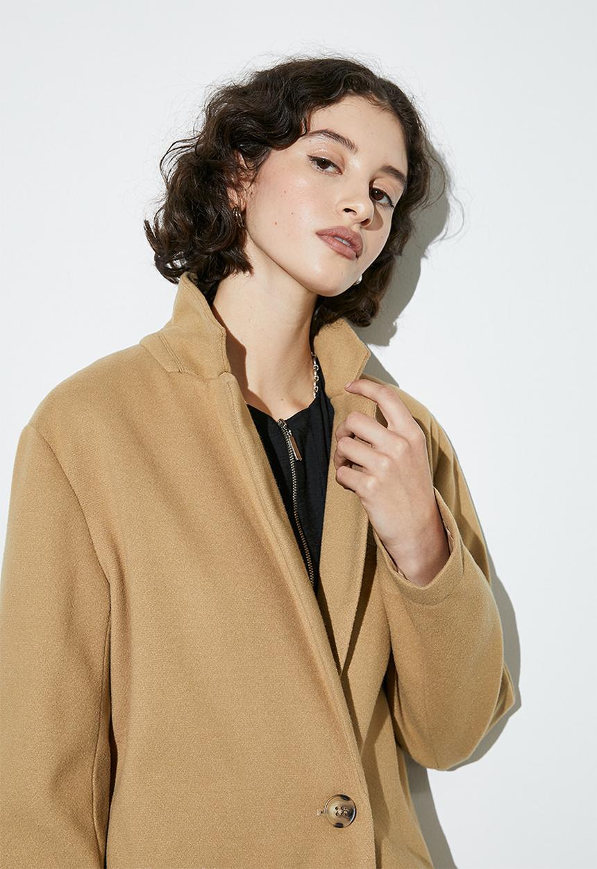 Superbalist - Maxi blazer coat - camel