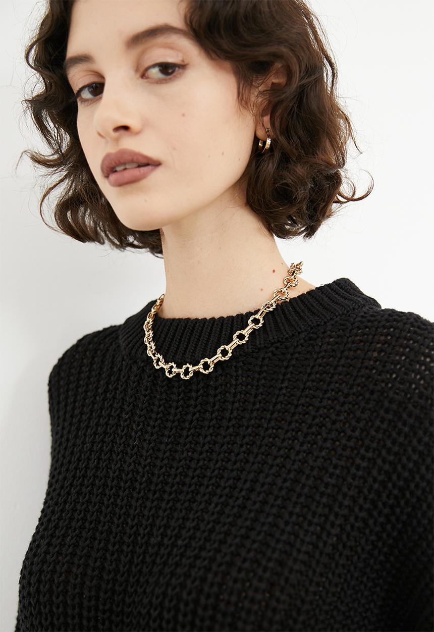 Superbalist - Circular link necklace - gold