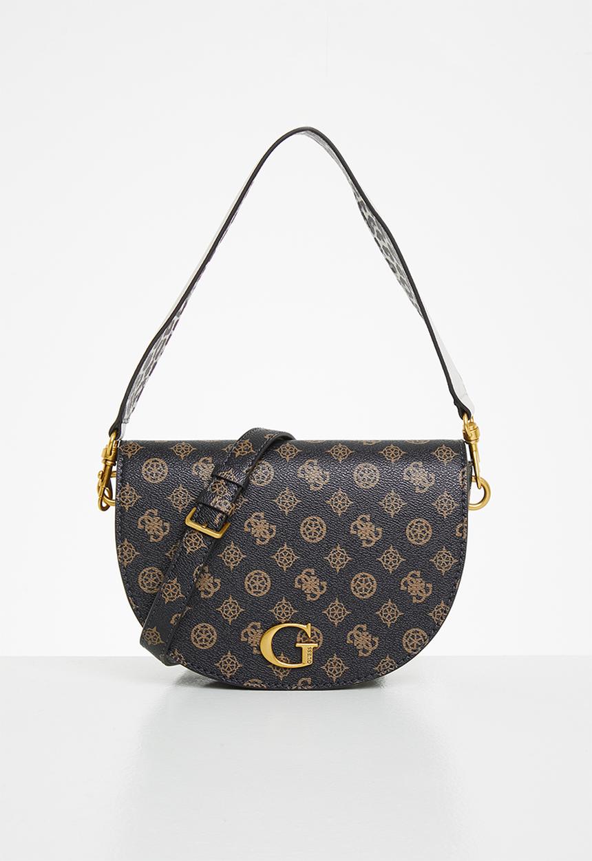GUESS - Danna saddle bag - mocha 