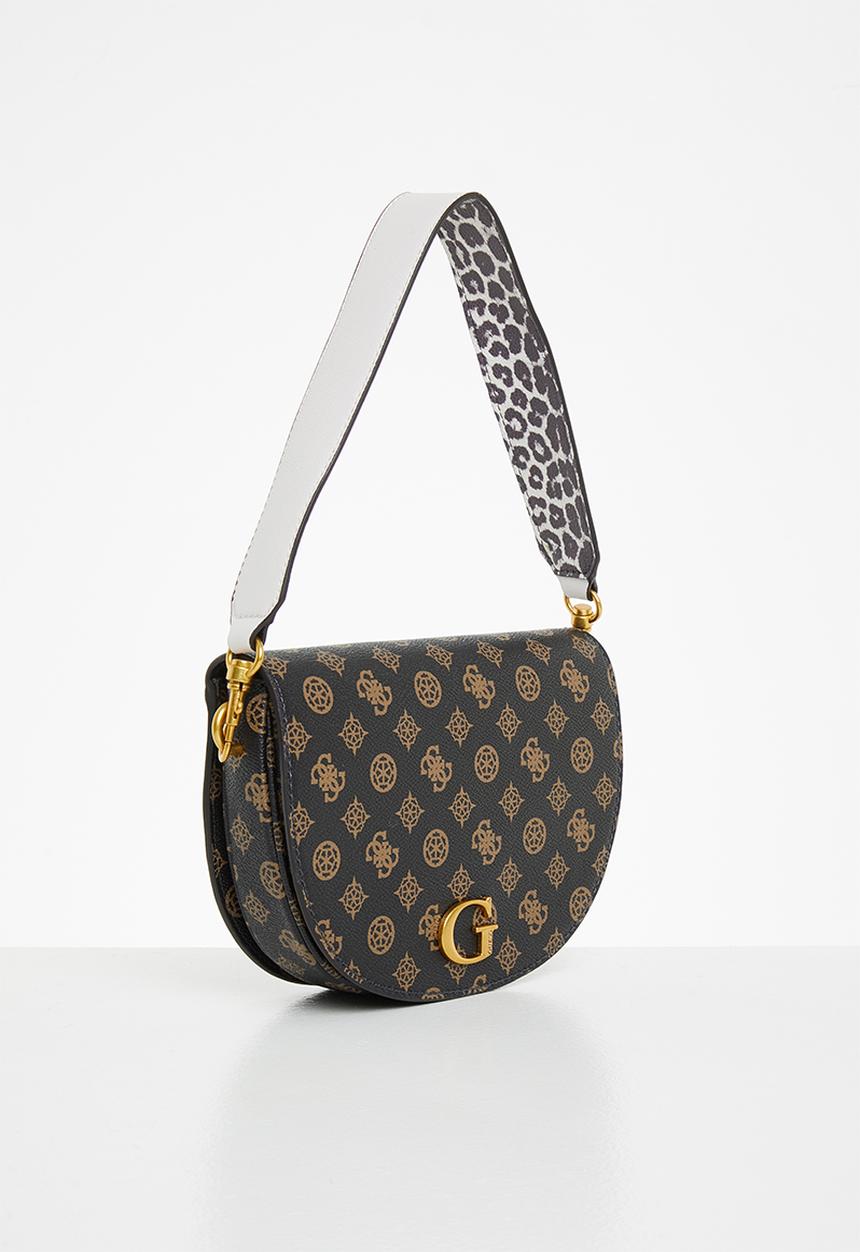 GUESS - Danna saddle bag - mocha 