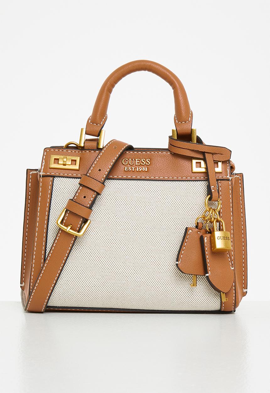 GUESS - Katey mini satchel - cognac