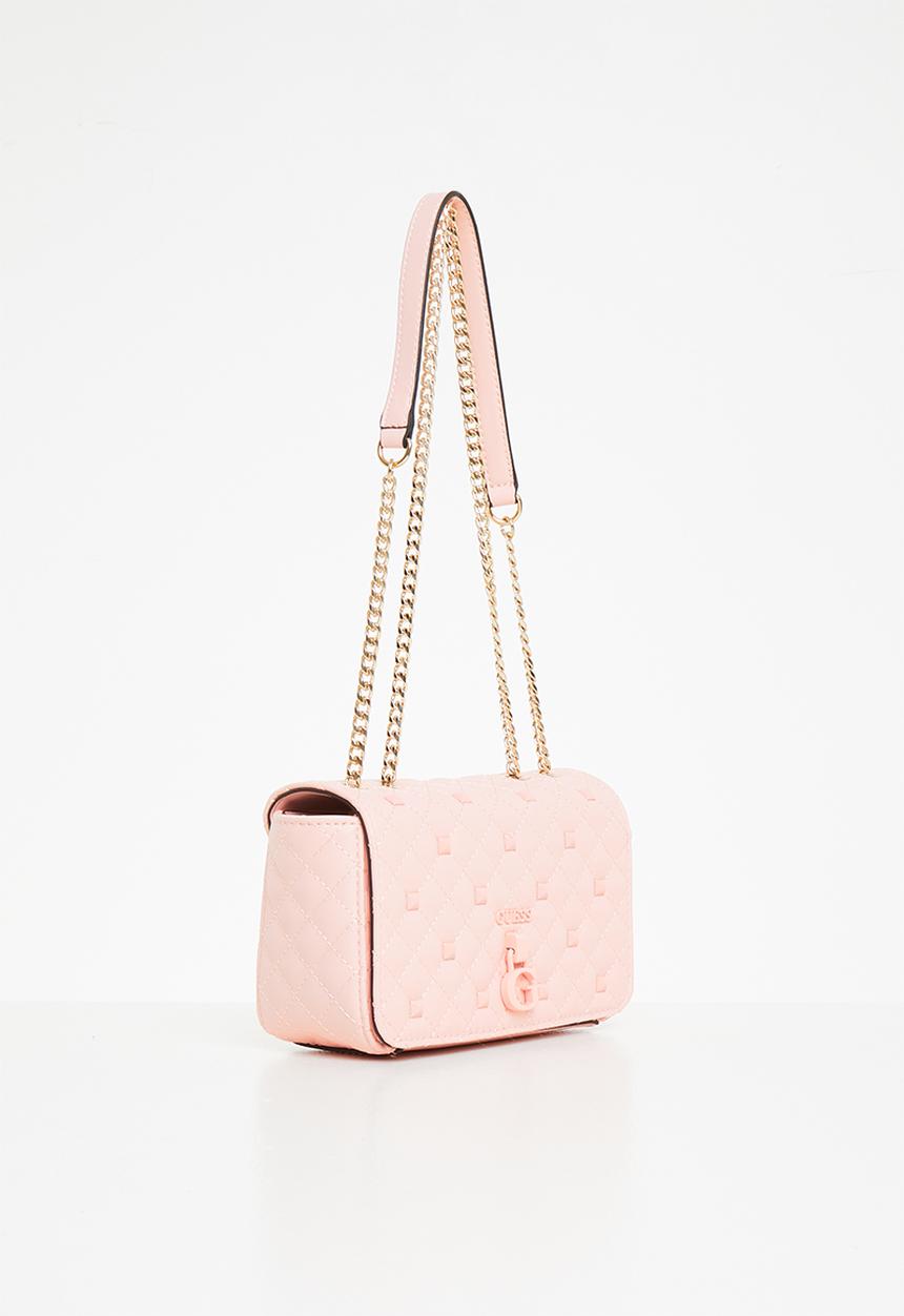 GUESS - Rue rose mini crossbody flap - peach