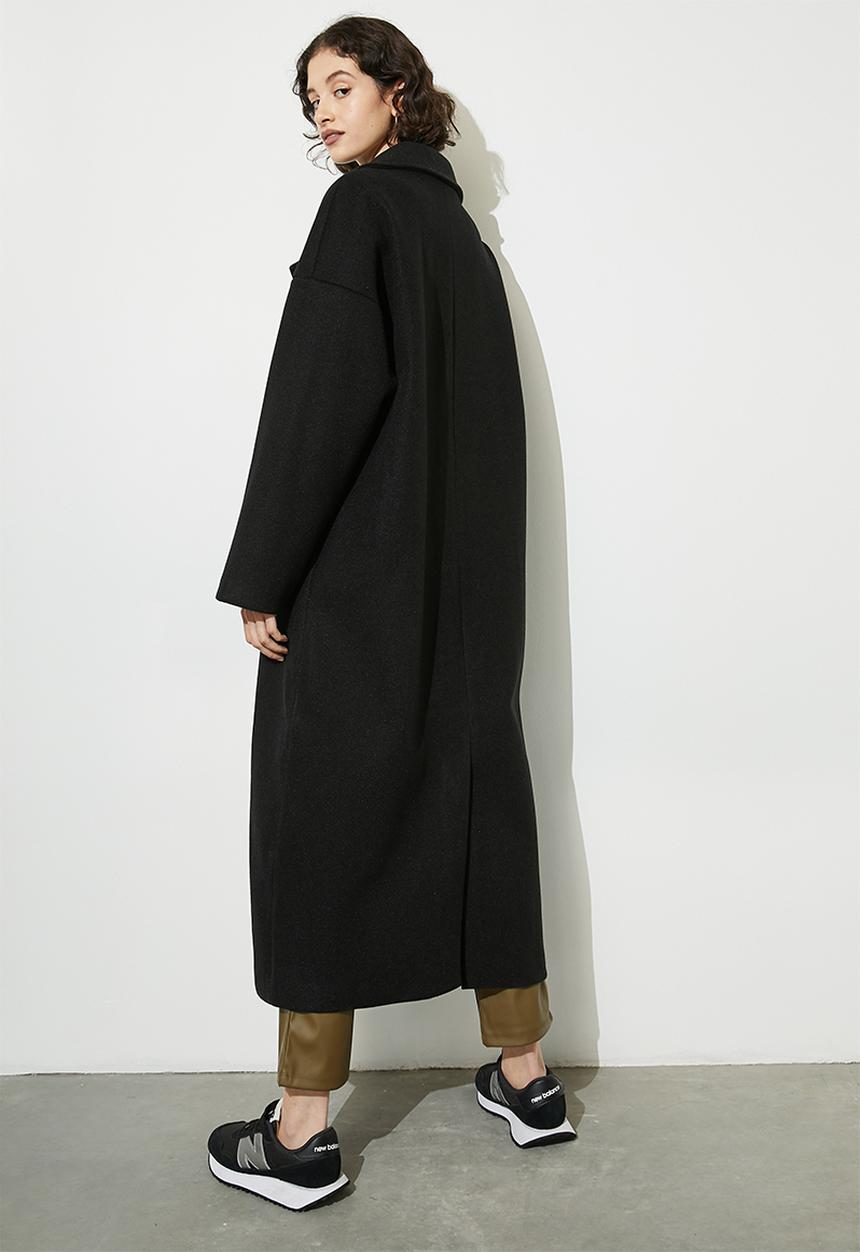 Superbalist - Comfy coat - black