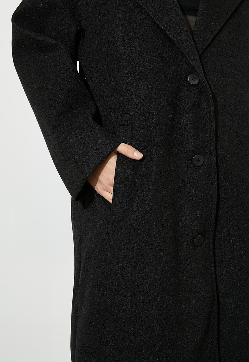 Superbalist - Comfy coat - black