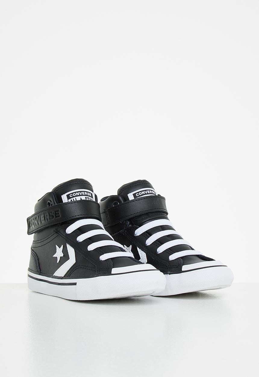 Converse - Pro blaze strap leather hi - black & white 