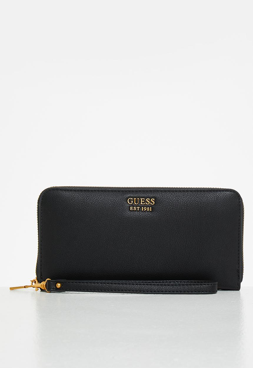 GUESS - Enisa slg large zip around - black