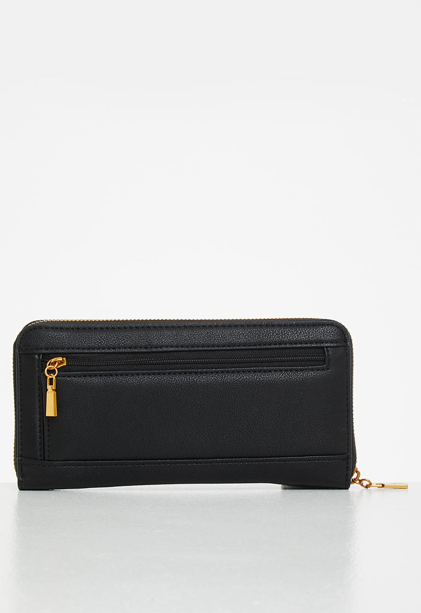 GUESS - Enisa slg large zip around - black