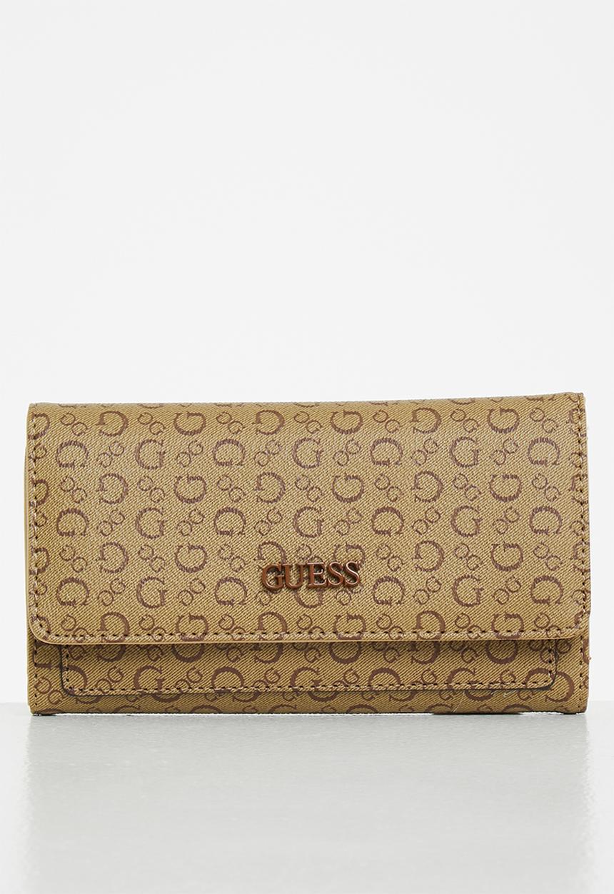 GUESS - Tempe slg slim clutch - mocha