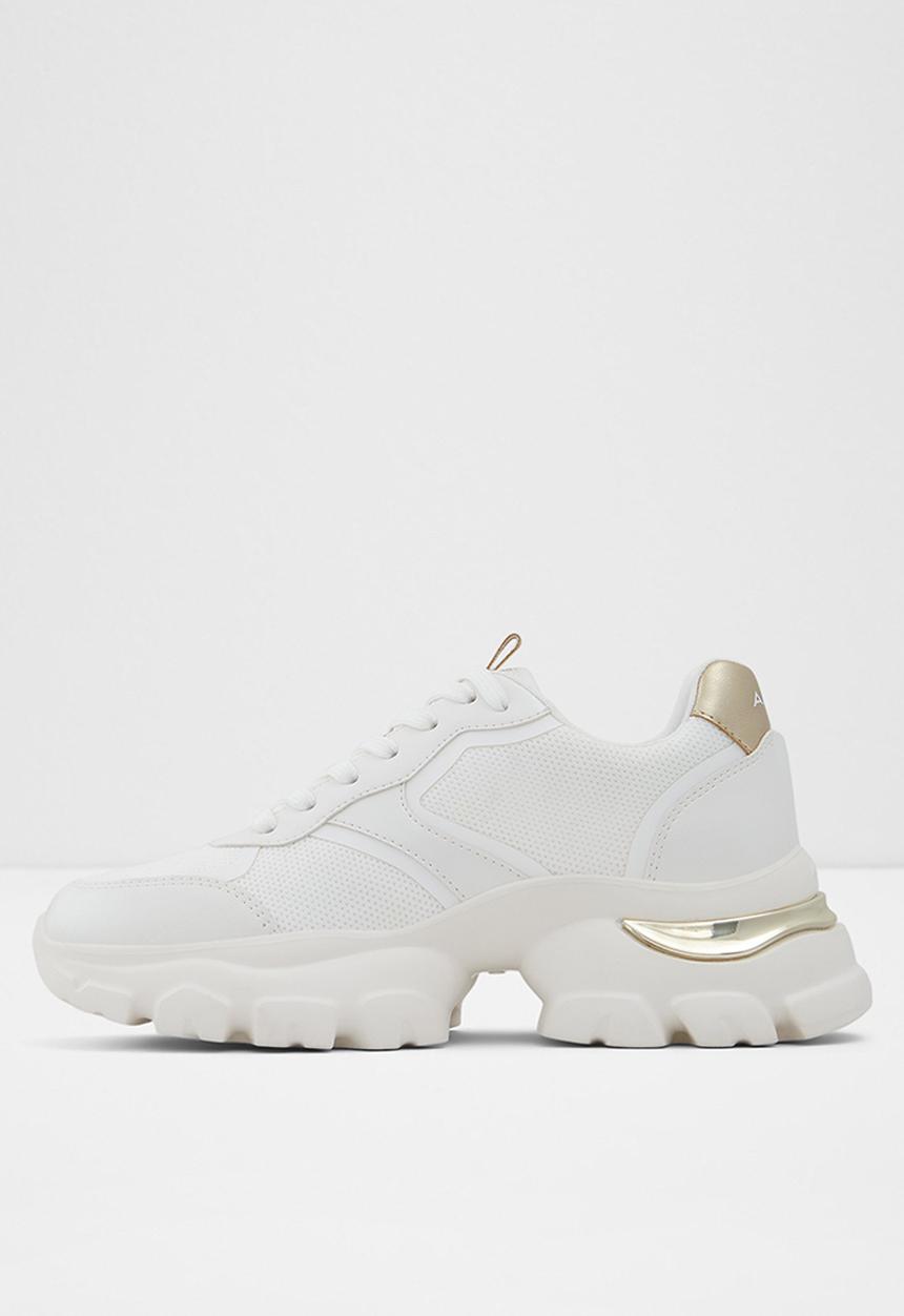 ALDO - Enzia sneaker - white & gold 