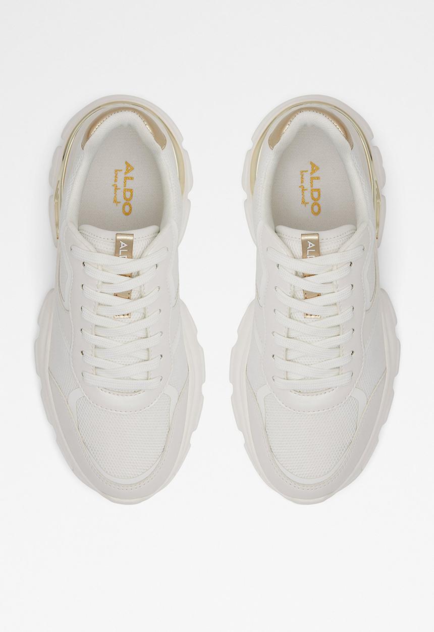 ALDO - Enzia sneaker - white & gold 