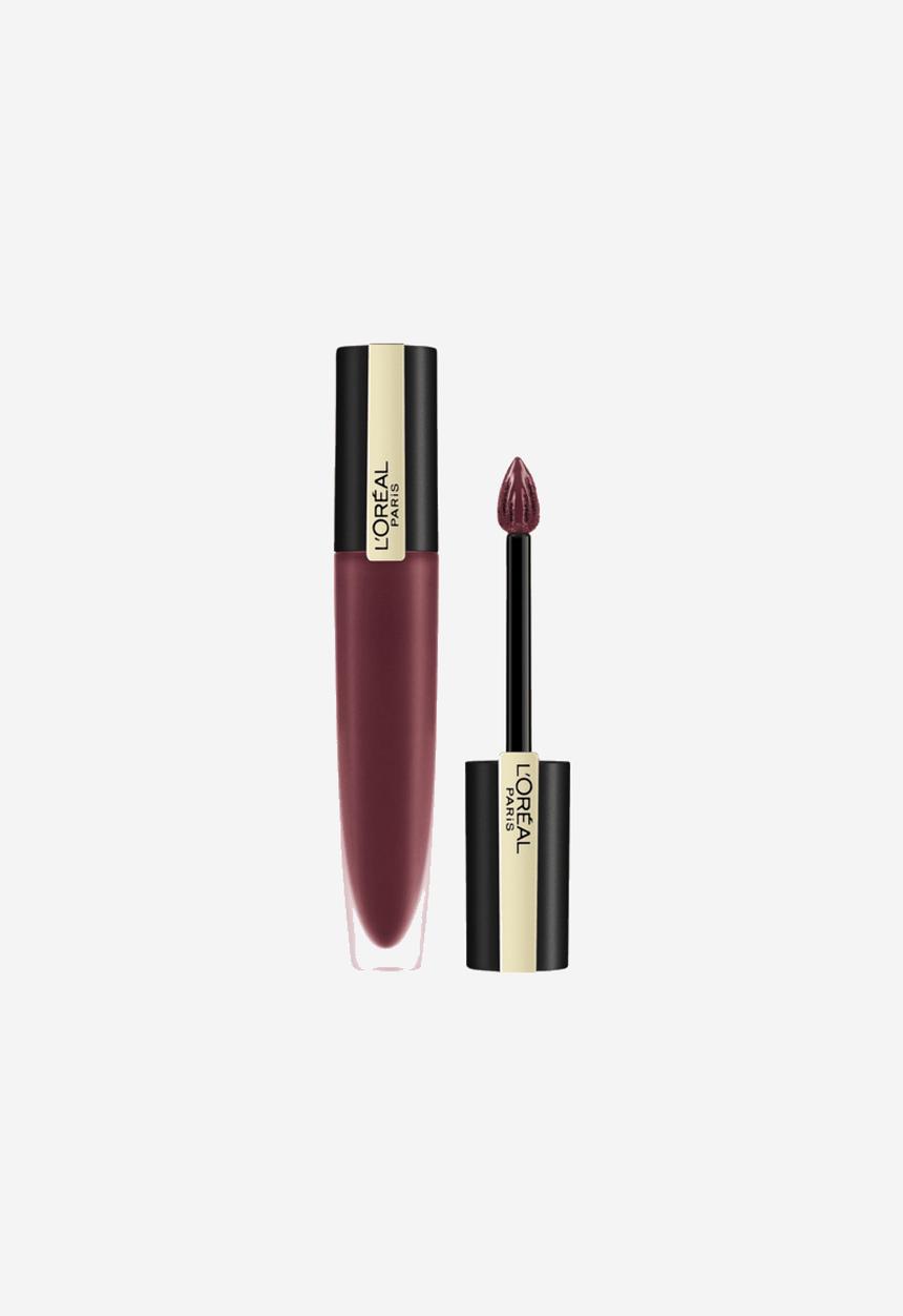 L'Oreal Paris - Rouge Signature Matte Lip Ink Liquid Lipstick - Treasu(red)