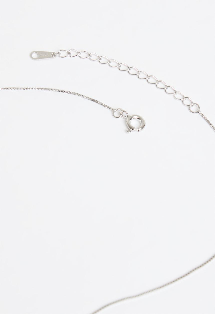 Superbalist - Sterling silver heart pendant necklace - silver 