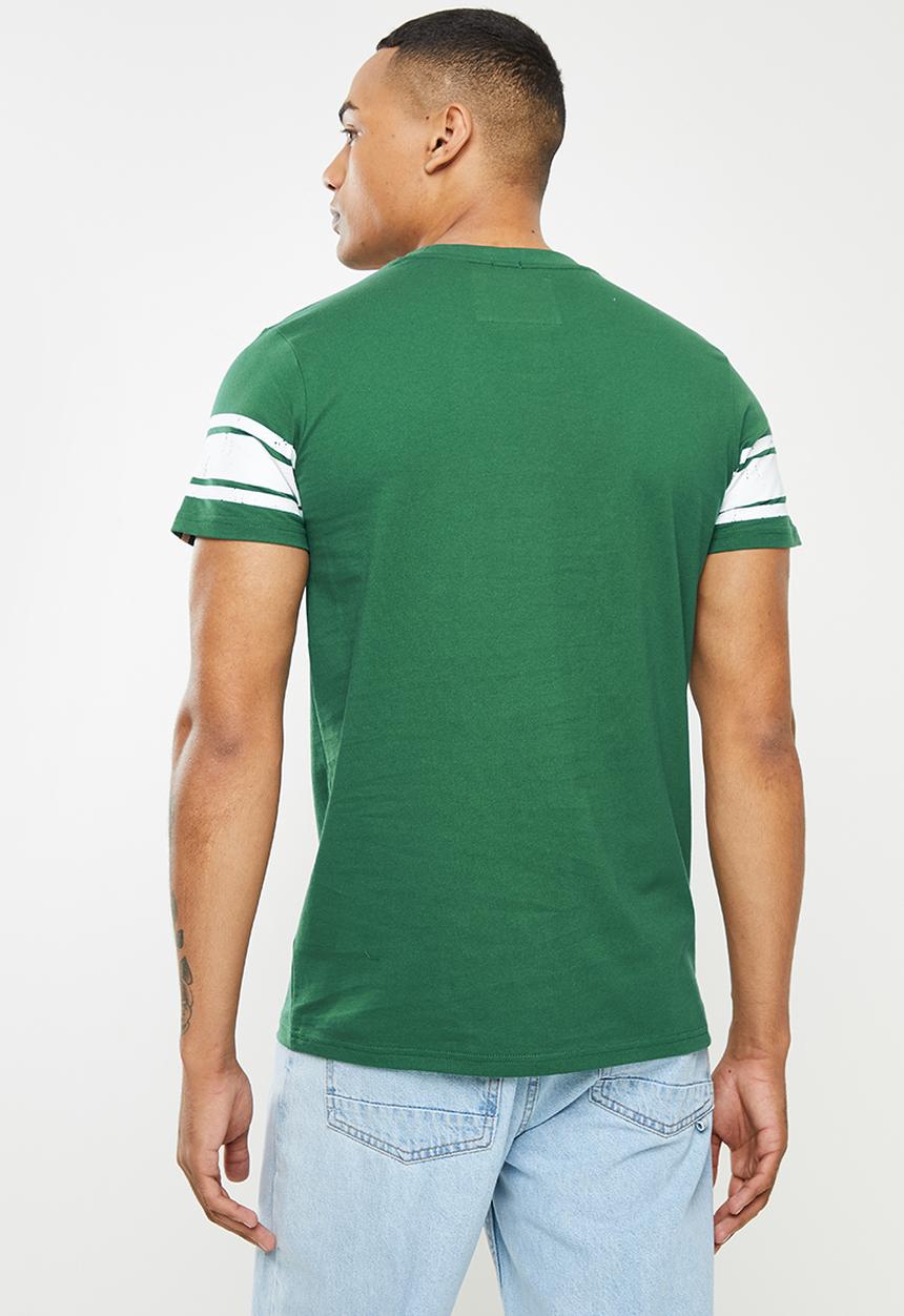 Aca Joe - Printed short sleeve tee - green