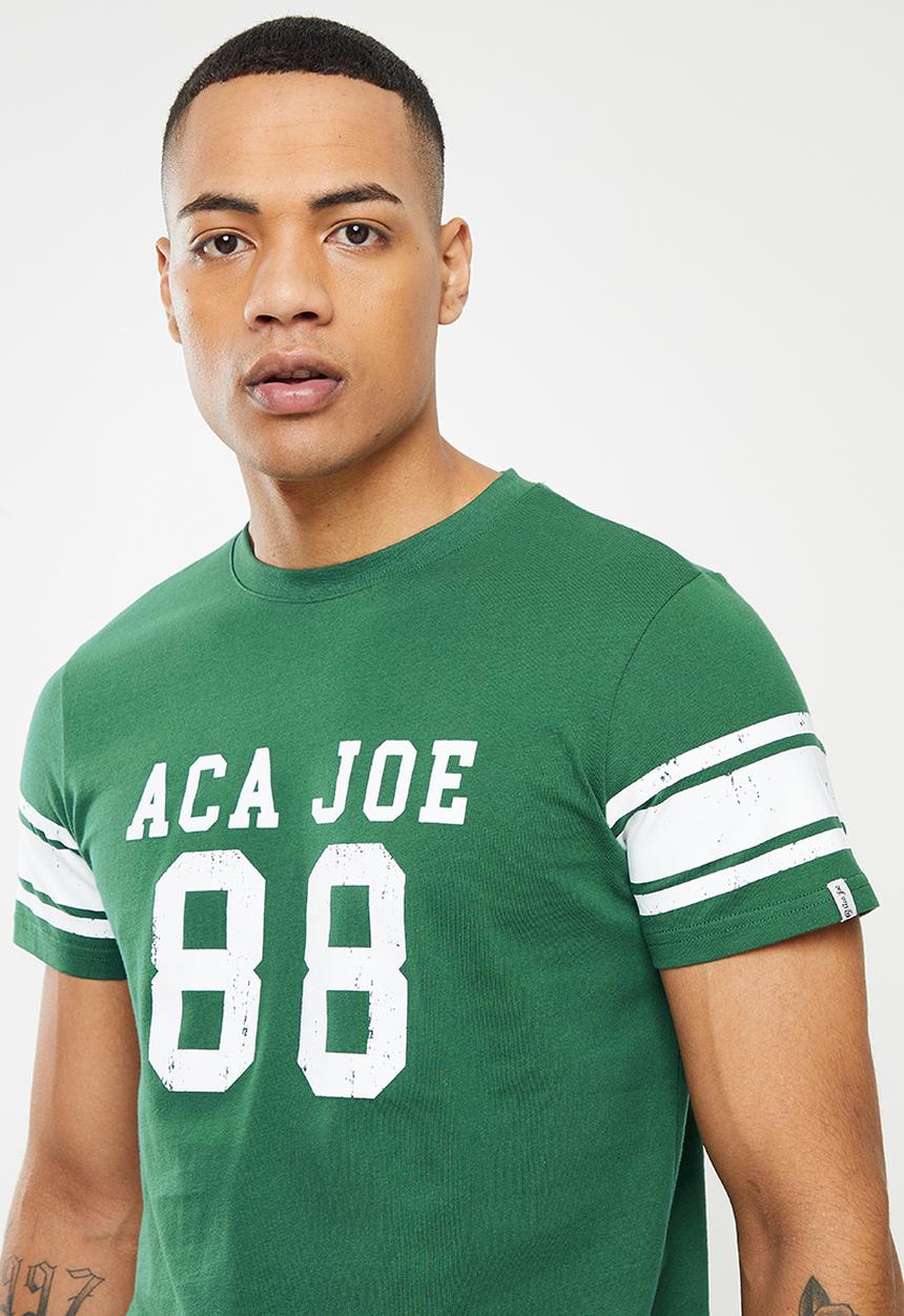 Aca Joe - Printed short sleeve tee - green