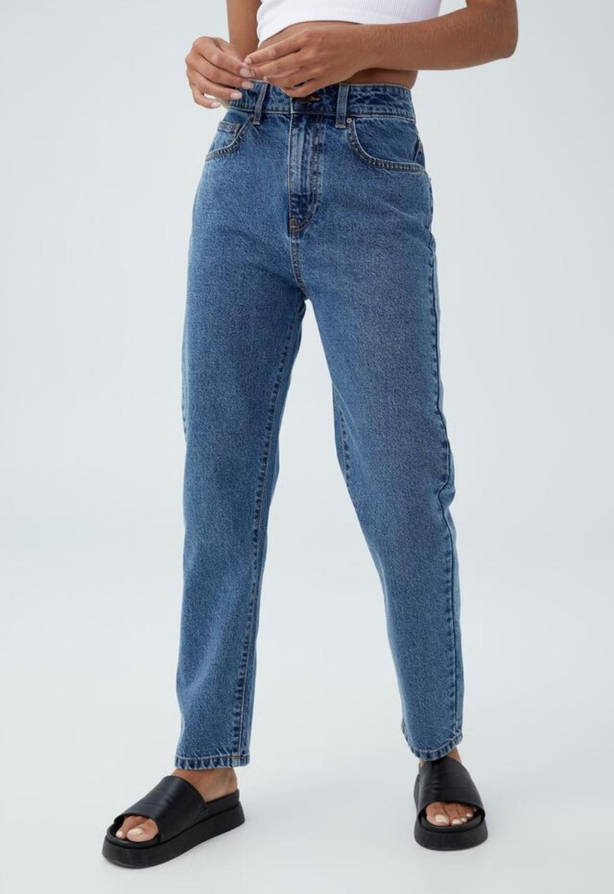 Cotton On - Mom jean - reef blue