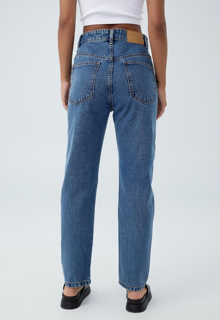 Cotton On - Mom jean - reef blue