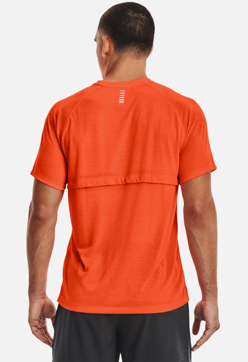 Under Armour - UA streaker runs short sleeve tee - orange 
