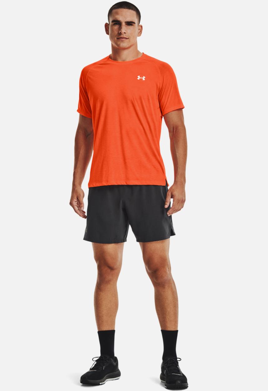 Under Armour - UA streaker runs short sleeve tee - orange 