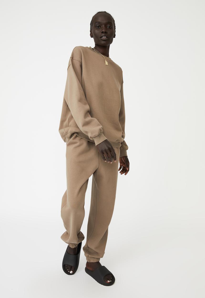Cotton On - Classic crew sweatshirt - rich taupe