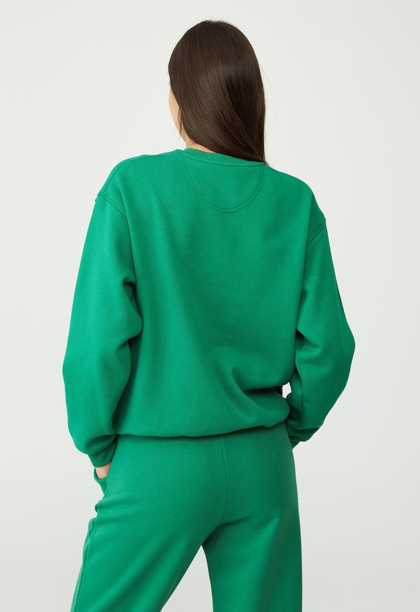Cotton On - Classic crew sweatshirt - vintage green