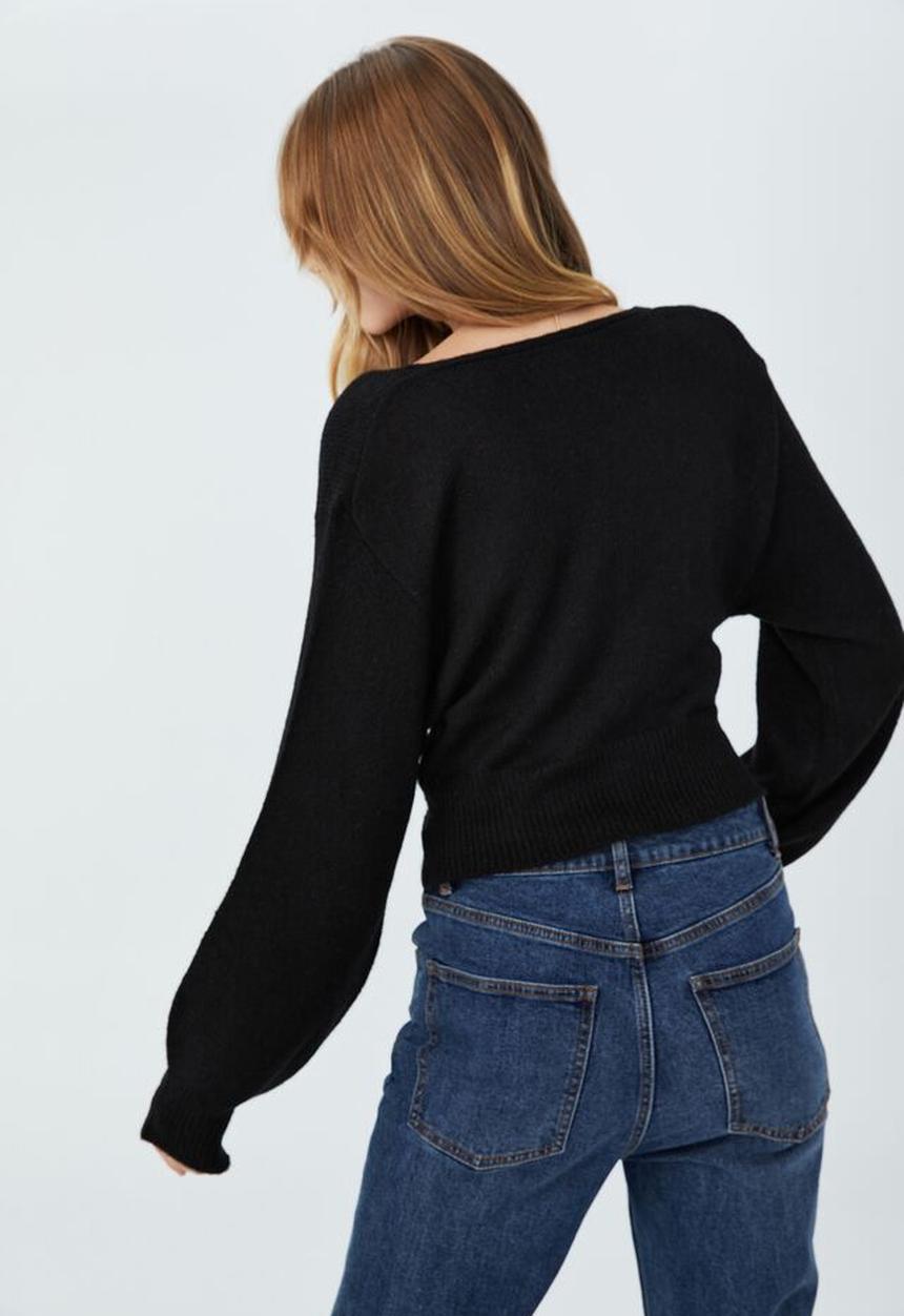 Cotton On - Soft touch wrap - black