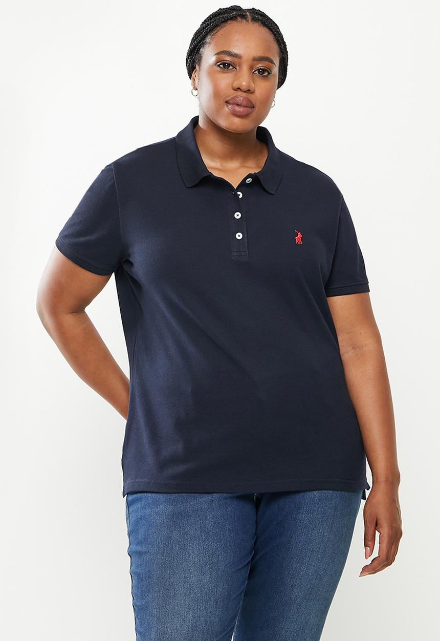 POLO - Plus wmn short sleeve essential sml pony golfer - navy
