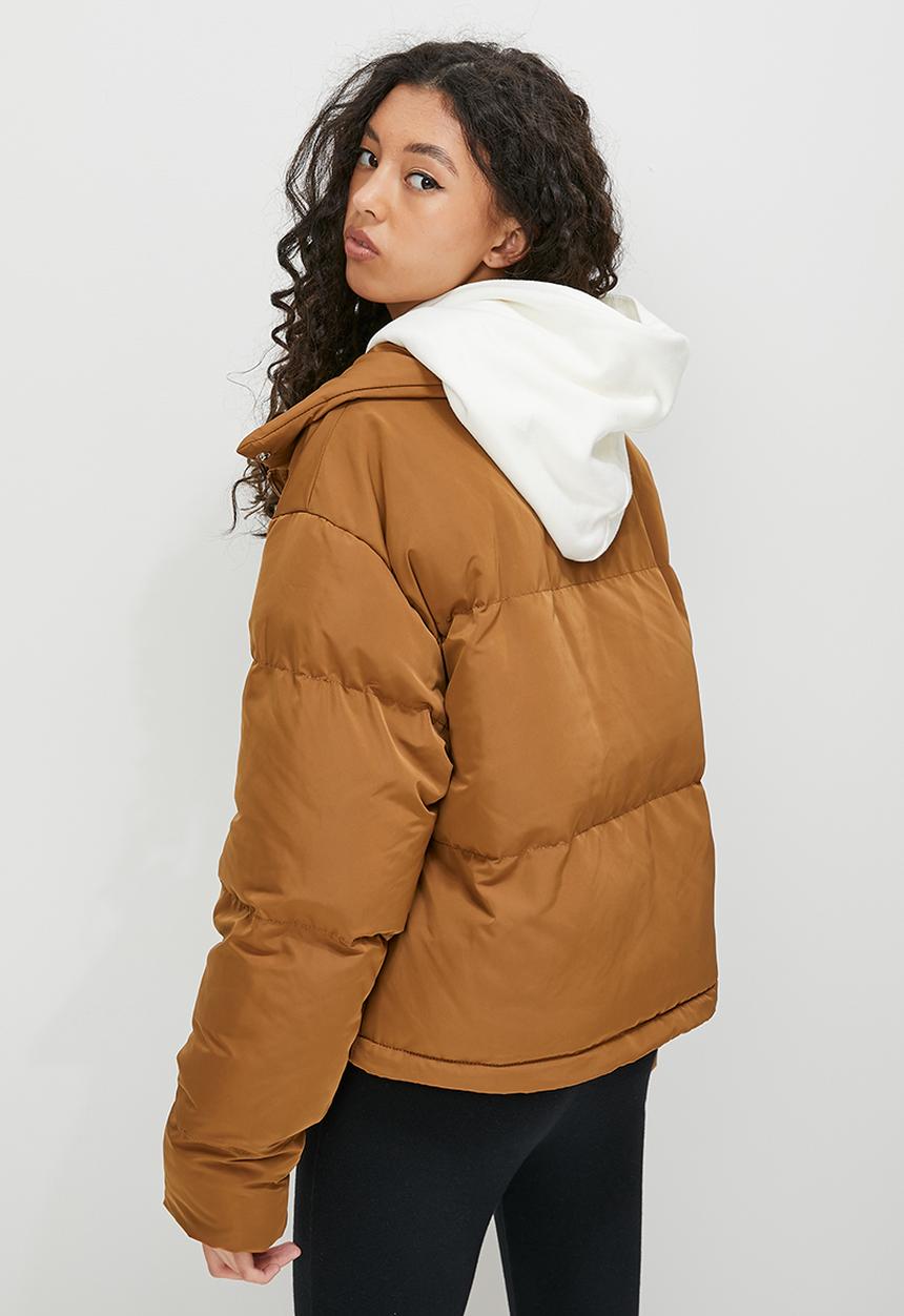 Blake - Puffer jacket4 - chocolate