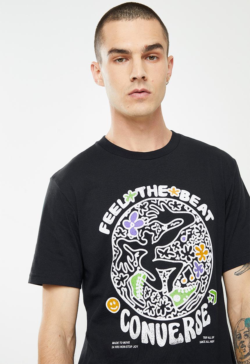 Converse - Abstract dance tee - black