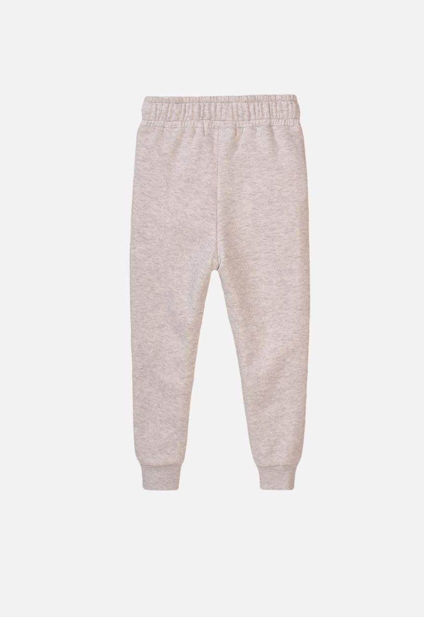 MINOTI - Grey basic fleece jogpant - grey 