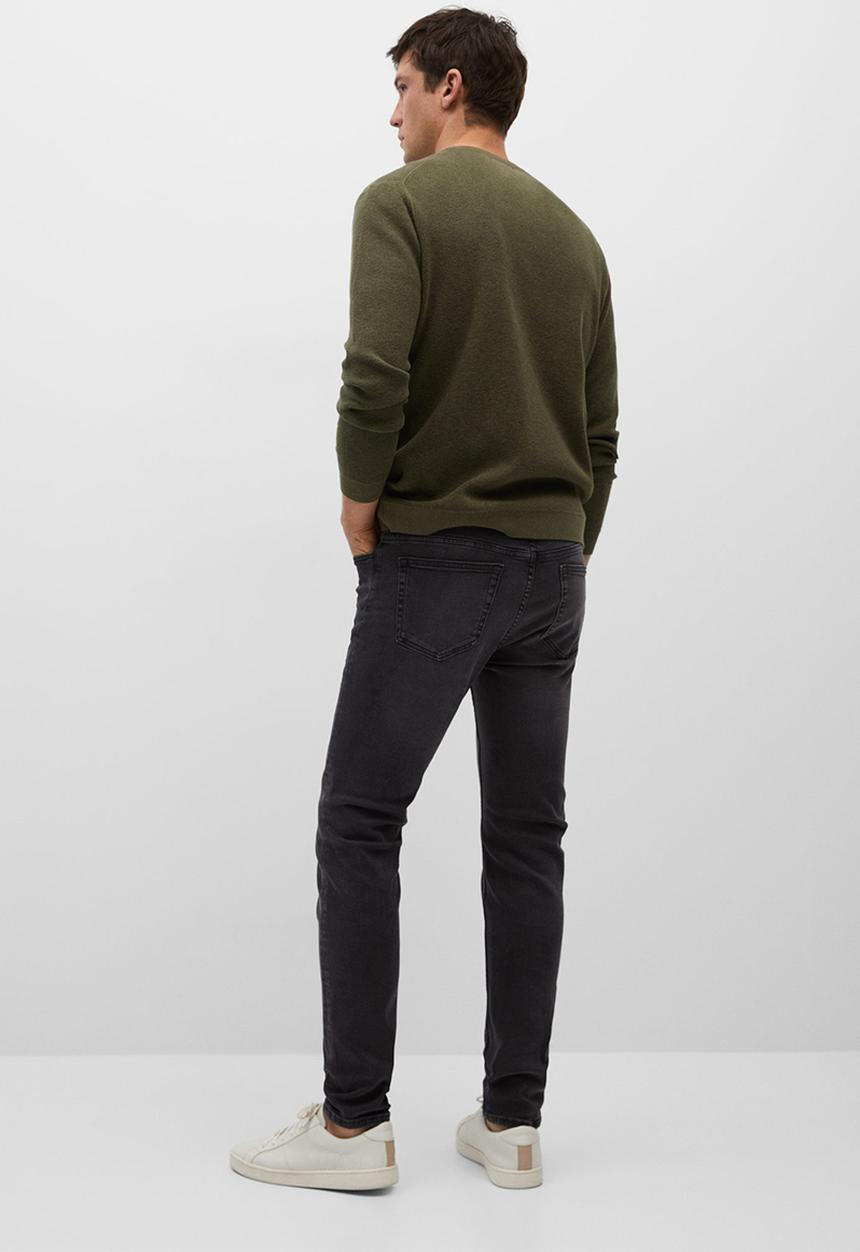 MANGO - Jude skinny fit jeans - dark grey