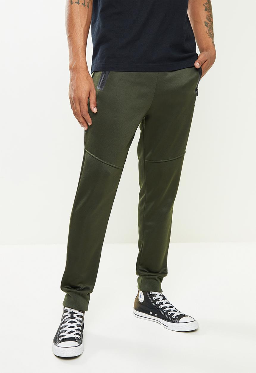 Cutty - Mens regular fit trackpant - khaki