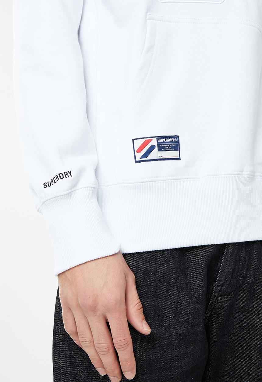 Superdry. - Superdry code logo che hood - optic