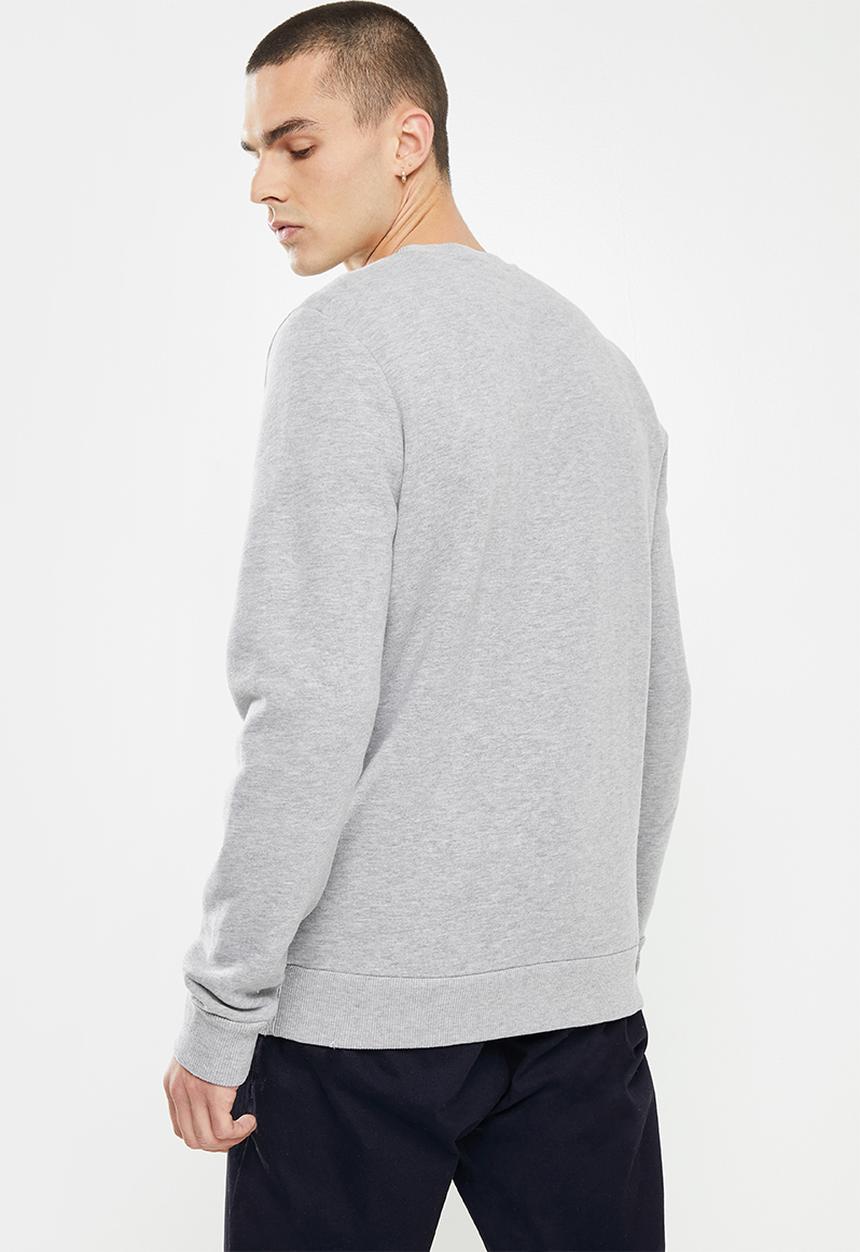 Superdry. - T&f crew - grey marl