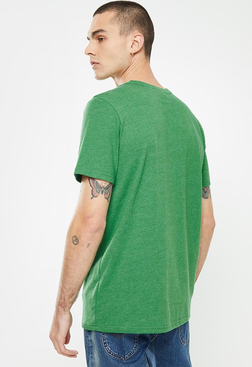 Superdry. - Vl source tee - oregon green marl