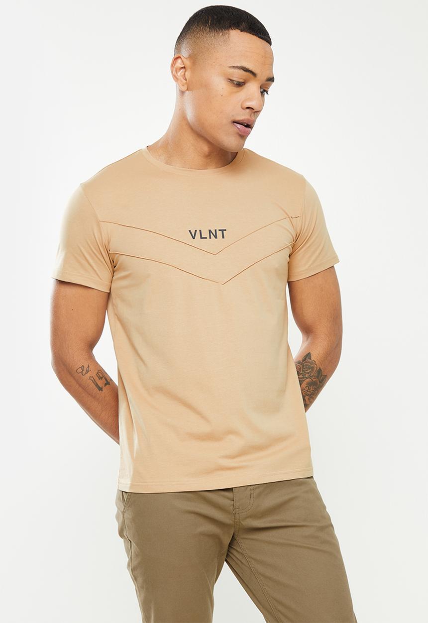 Valenta - Valenta short sleeve v-neck tee - stone