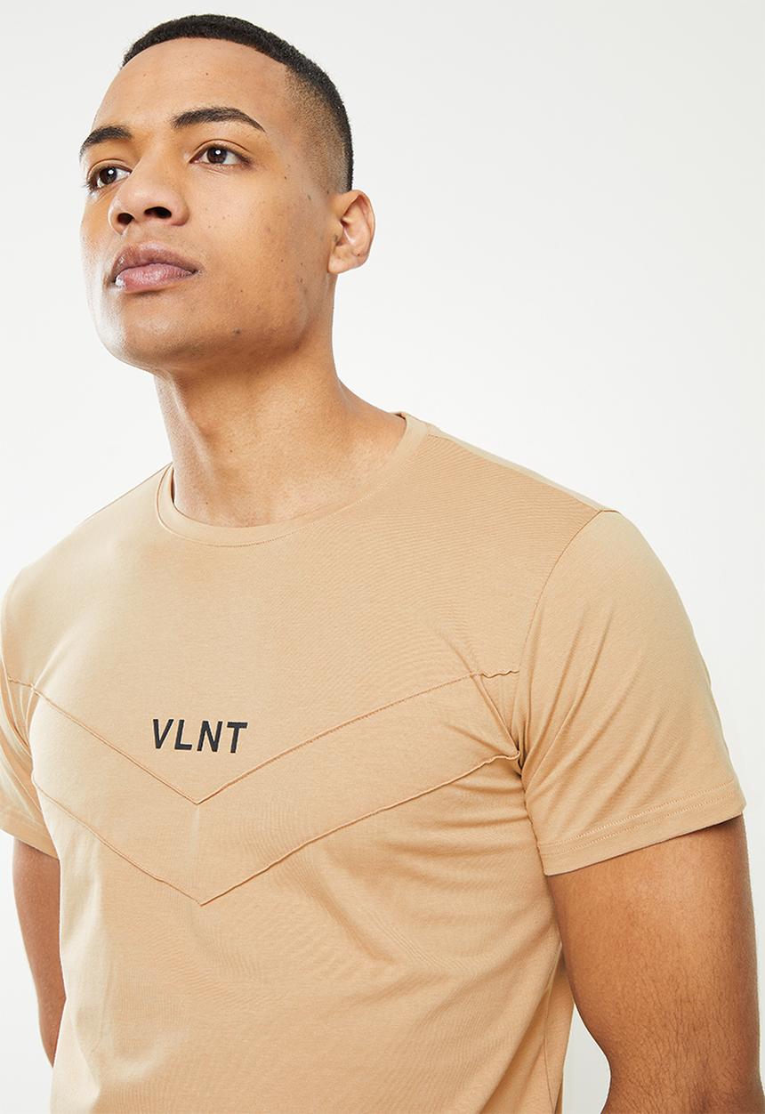 Valenta - Valenta short sleeve v-neck tee - stone
