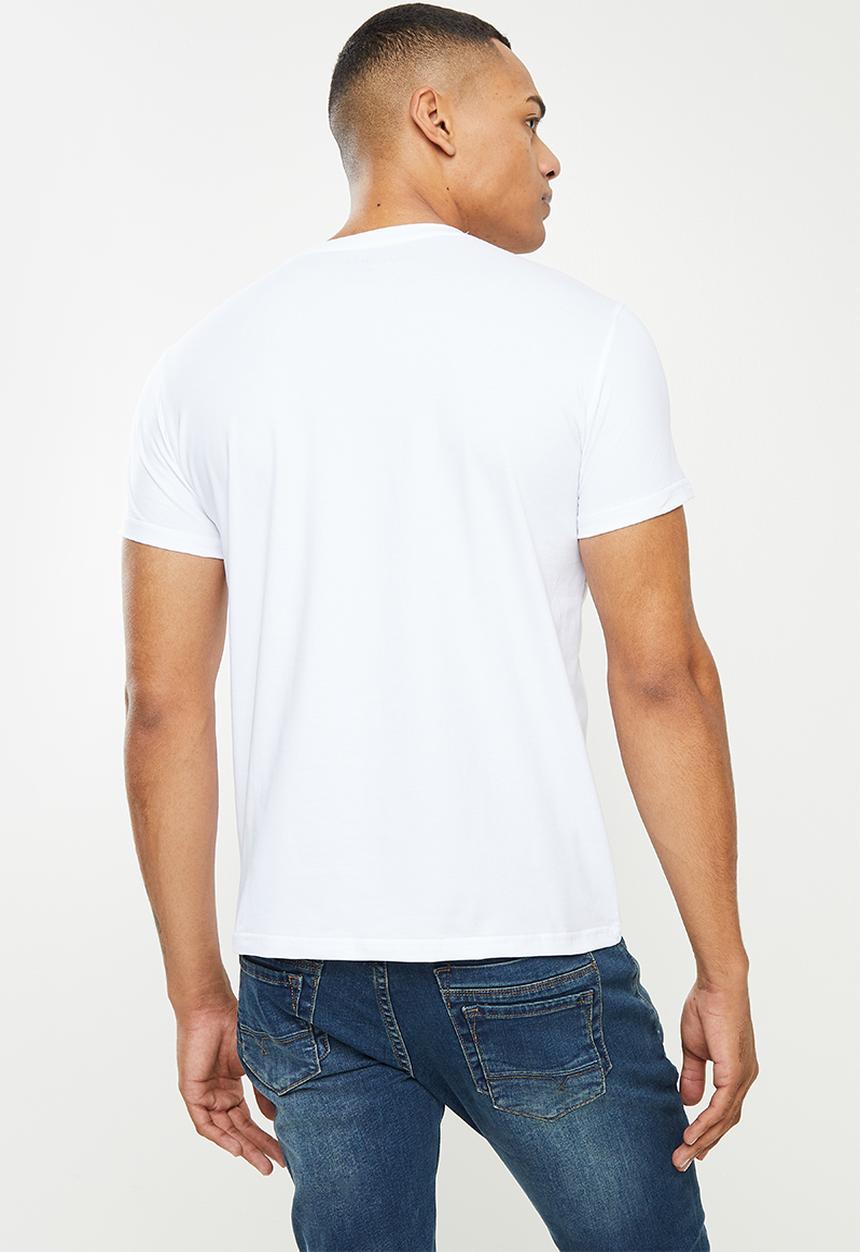 Valenta - Valenta short sleeve v-neck tee - white