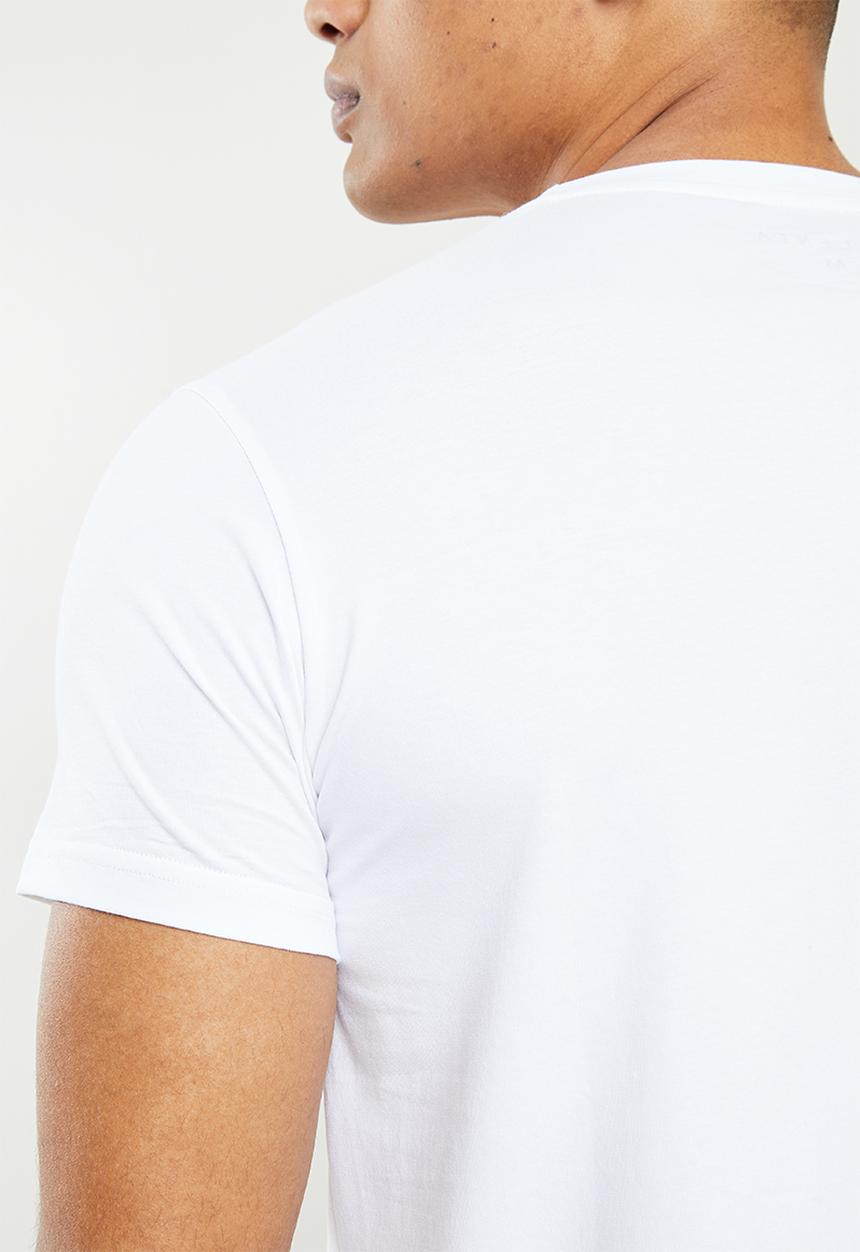 Valenta - Valenta short sleeve v-neck tee - white
