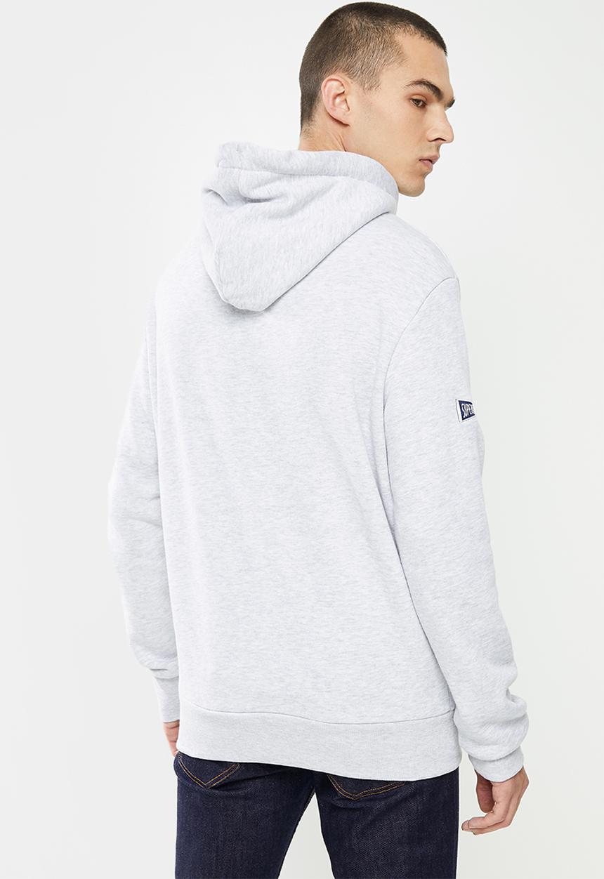 Superdry. - Vl source hood - glacier grey marl