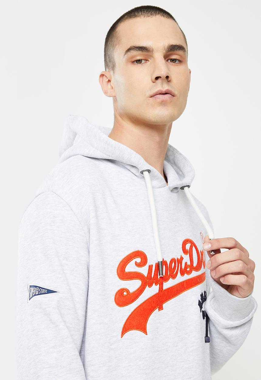 Superdry. - Vl source hood - glacier grey marl