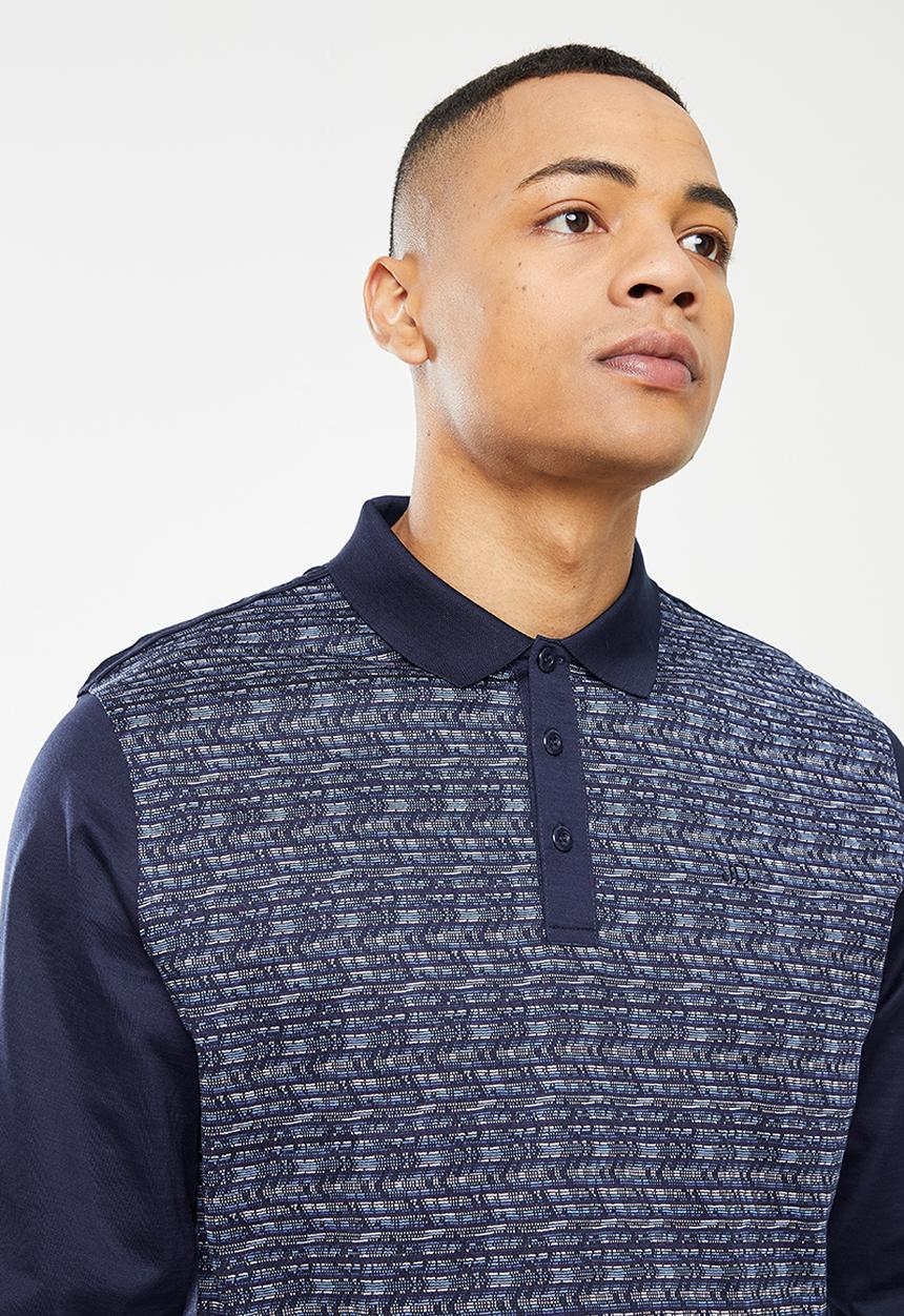 Jonathan D - DOUBLE MERCERIZED COTTON LS GOLFER - Multi